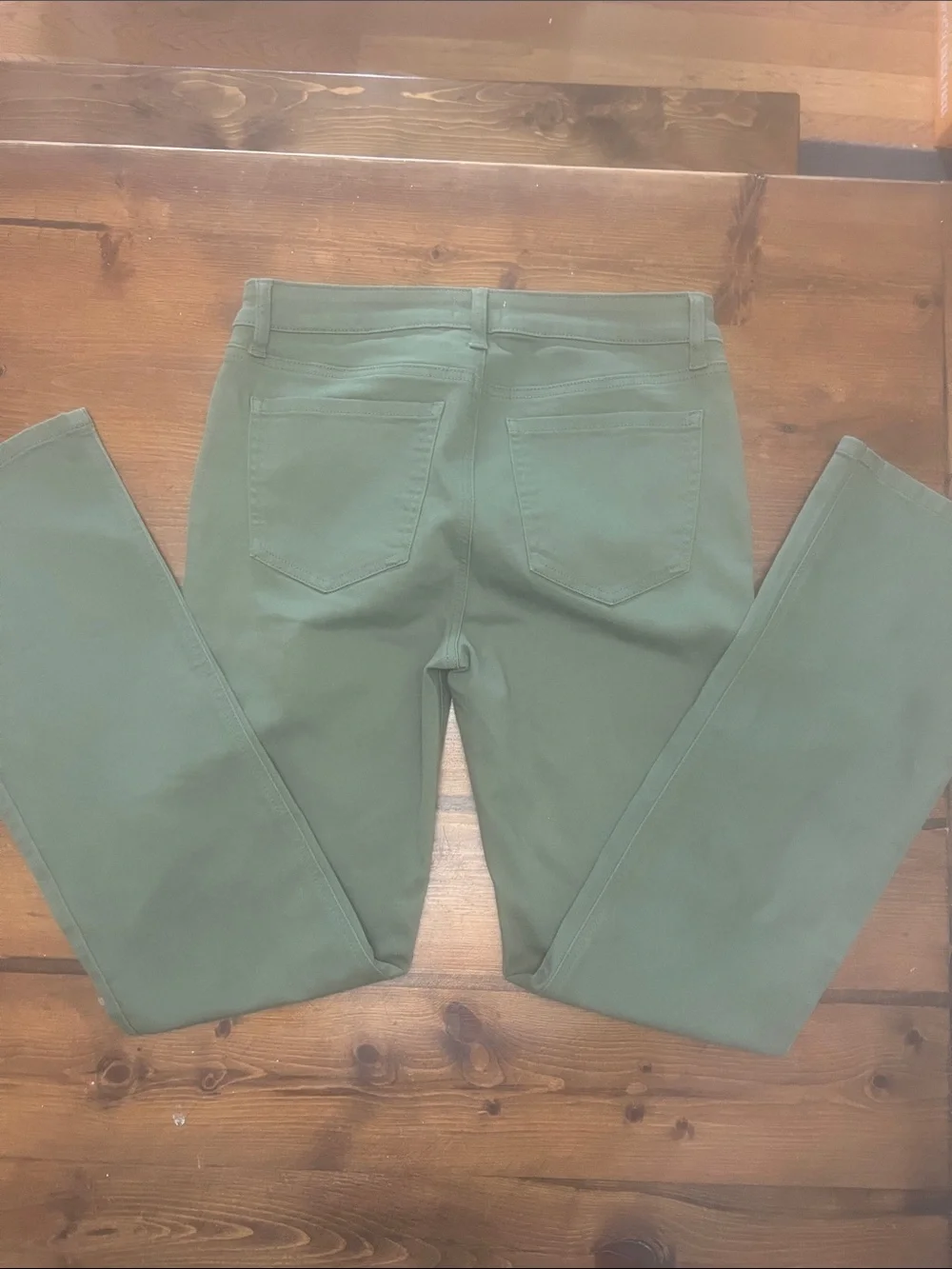 Market & Spruce Olive Straight-Leg Jeans - Picture 8 of 9